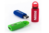 Ressort en plastique USB de couleur rouge de la marque 4GB 2,0 de la vie d'exposition d'approvisionnement d'usine avec le logo et le paquet adaptés aux besoins du client