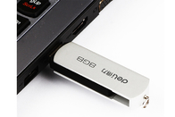 Métal USB de torsion de pivot de couleur rouge de l'approvisionnement 64G 2,0 d'usine avec la marque adaptée aux besoins du client de la vie d'exposition de logo et de paquet