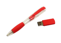 L'approvisionnement d'usine a adapté le stylo aux besoins du client USB du plastique 16G 2,0 avec le logo d'impression pour des données de copie sur l'ordinateur