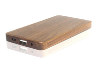 Banque en bois de puissance découpée par érable portatif 4000 milliampères pour Iphone 8