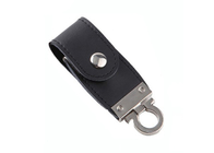 Cuir noir USB de couleur de la marque 8G 3,0 de la vie d'exposition d'approvisionnement d'usine d'USB avec le logo et le paquet adaptés aux besoins du client