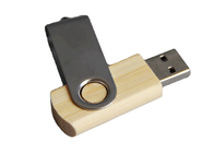 Bâton en bois de mémoire de pivot, commande en bois d'instantané d'Usb de logo de tirage en couleurs